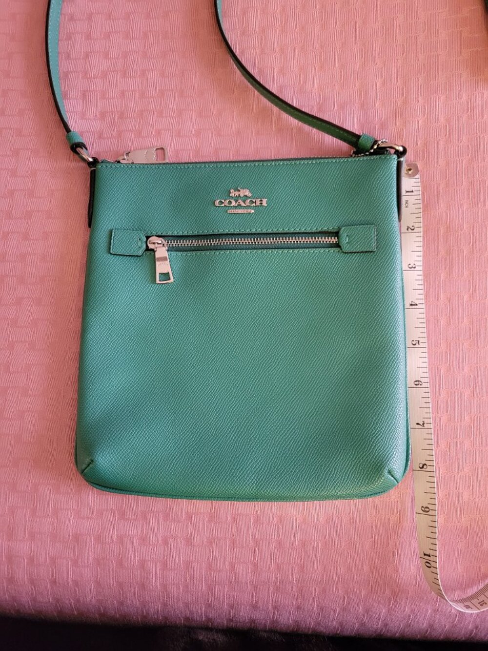 Coach Turquoise Shoulder Bag - Picture 8 of 9